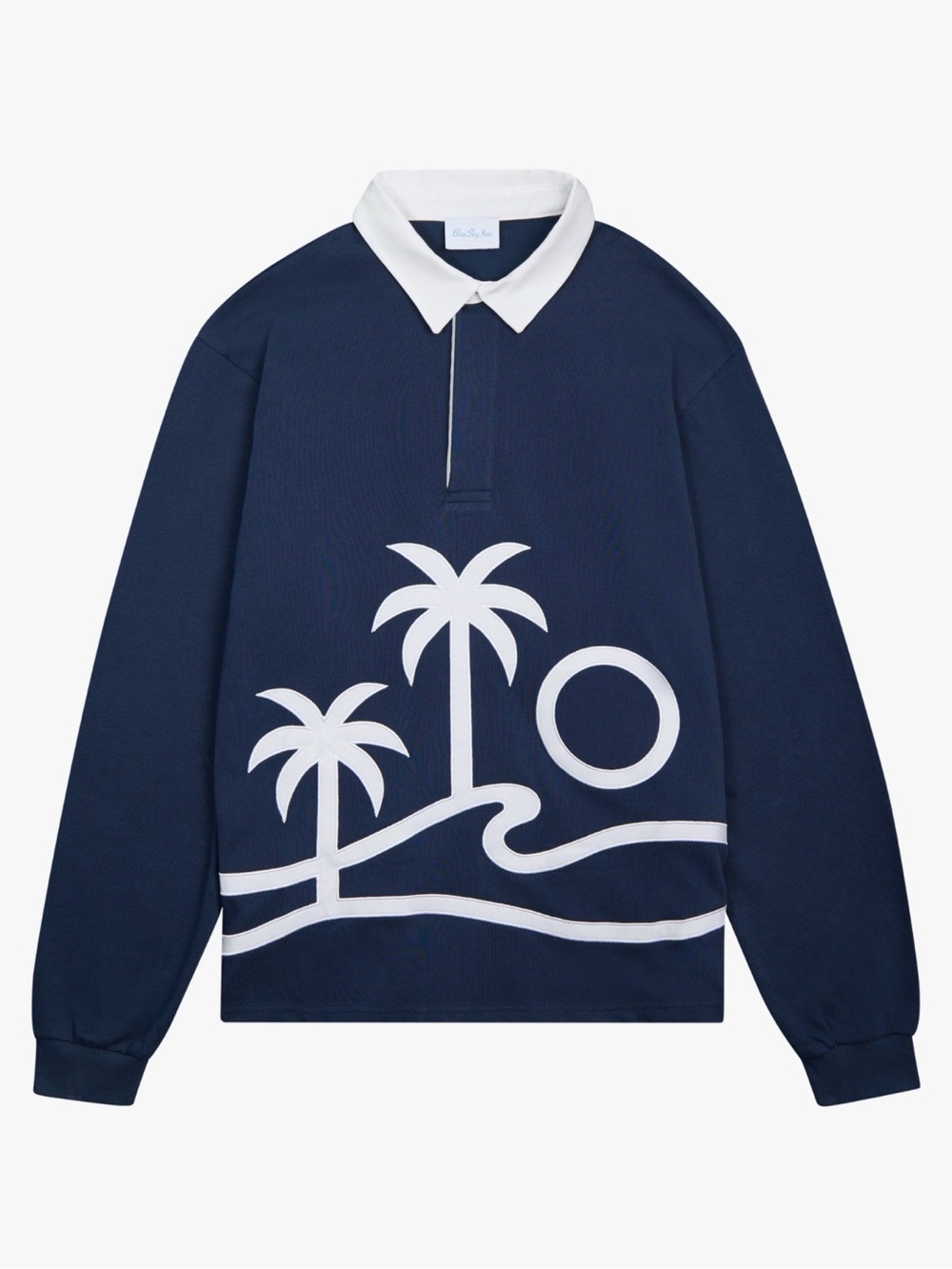Blue sky inn palms rugby shirt